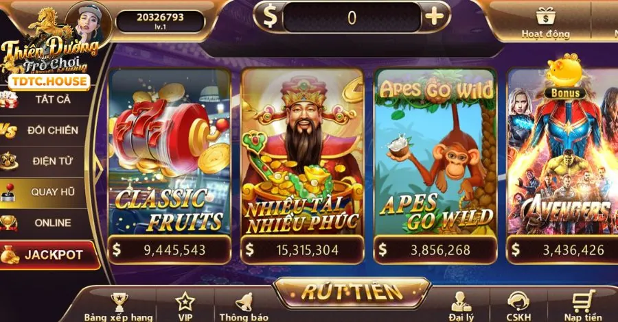 Máy Nổ Hũ jackpot 88abc